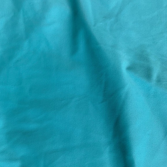 Aerie 2XL Cheeky Halter Tie Plunge One Piece Swimsuit High Cut Leg Blue Sexy XXL - Picture 11 of 13